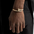 Bracelet en Or à Clous de Diamant
