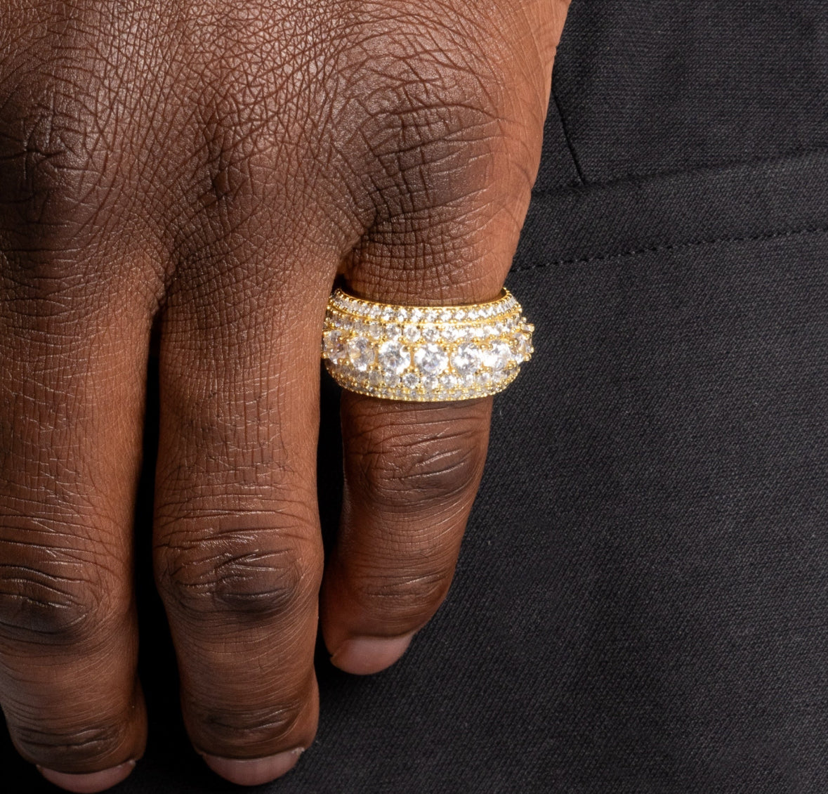 Bague à Plusieurs Rangs en Or
